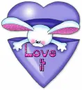 Love it Bunny heart