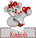 CREDDY BEAR WITH NAME KIMBERLY