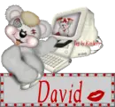 CREDDY BEAR WITH NAME DAVID
