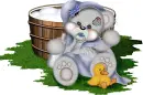 CREDDY BEAR- BABY BATH TIME