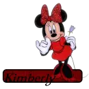 MINNIE WITH NAME KIMBERLY