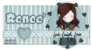 Gorjuss  Live,Laugh,Love w/ Renee' name