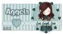 Gorjuss  Live,Laugh,Love w/ Aggela name