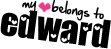 my heart belongs to edward