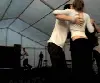 Emma Dancing With Some Guy On The Set of HP