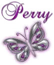 Purple butterfly- Perry