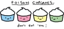 poison cupcakes