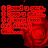 i loved u