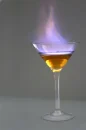burning cocktail
