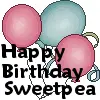 Happy Birthday Sweetpea
