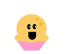 Happy cupcake