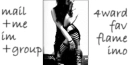 Emo girl :black and white