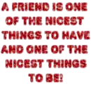 a friend