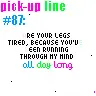 pick up line