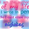 I am the author of.