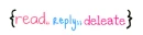 read reply deleate