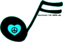 peace, love, music (animated)