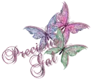 Sparkled Trio Butterflies - Precious Gal