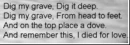 Dig My Grave