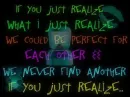 Realize (lyrics)