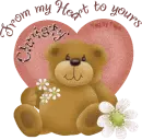 Valentino Flora Beary Heart - From my Heart to Yours, Christy