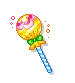 Sparkling lollipop