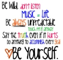 Be yourself