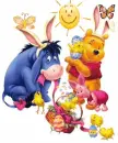 Pooh and friends at Easter