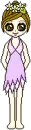 violet dress