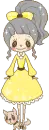 yellow dress