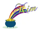 Kim-pot of gold/rainbow