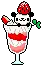 STrawberry panda sundae