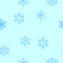 light blue snowflakes