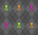 skull plad