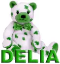 ST. PADDY'S TEDDY: DELIA