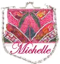 PINK BEADED BAG: MICHELLE