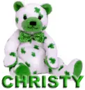 ST. PADDY'S TEDDY: CHRISTY