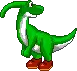 Green dino 'Godzilla'