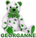 ST. PADDY'S TEDDY: GEORGANNE