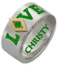 LUCKY IN LOVE RING: CHRISTY