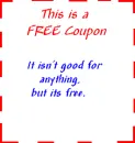 Free coupon