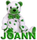 ST. PADDY'S TEDDY: JOANN