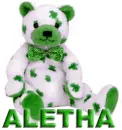 ST PADDY'S TEDDY: ALETHA