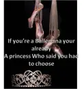 Ballerina or princess