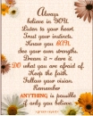 believe in YOU! 