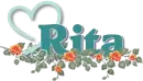 Rita with heart and roses