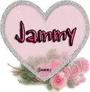 Pink Heart & Roses: Jammy