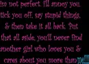 im not perfect