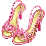 pink shoes 
