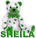 ST PADDY'S TEDDY: SHEILA